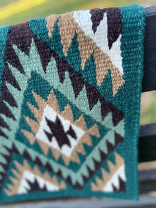 Couverture de selle Western Show Horse Design néo-zélandais Couverture de selle en laine faite à la main Top Tapis de selle en laine Taille - Product Image 3