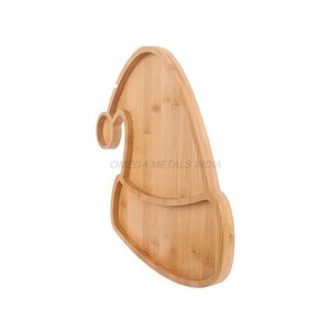 Ensemble de plateaux en bois personnalisés de couleur marron clair avec une forme de chapeau unique et un design amusant, idéal pour les fêtes et les cadeaux - Product Image 1