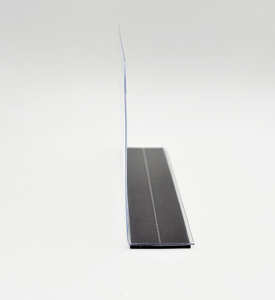Séparateurs de rayonnages de supermarché magnétiques transparents en PVC, en forme de L, 12 cm de hauteur, double face, écologiques et légers - Product Image 6