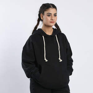 OEM Logo personnalisé femmes 3D pour Puff Print Survêtement 2 pièces Ensemble Sportswear Survêtement en coton surdimensionné et sweat à capuche pour l'hiver - Product Image 2