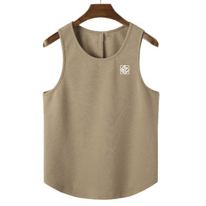 Camiseta sin mangas transpirable para hombre con ropa informal con tamaño personalizado, camiseta sin mangas de secado rápido para hombre de último estilo - Product Image 1
