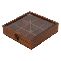 Boîte à épices utilitaire en gros Boîte en bois assortie de 6 épices entières Boîte à épices en bois cadeau