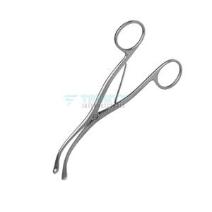 Fórceps de dilatador traqueal de alta calidad, fórceps de dilatador traqueal de acero inoxidable de 140mm, 140mm - Product Image 6