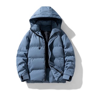 Vente en gros de vêtements d'hiver à la mode de couleur noire manteaux de créateurs veste en duvet pour hommes taille plus imperméable et souple d'extérieur - Product Image 3