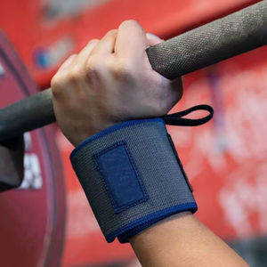 Muñequeras ajustables para levantamiento de pesas con bucles para el pulgar, accesorios de gimnasio personalizados para muñequeras transpirables durante el entrenamiento - Product Image 6