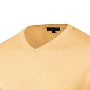 Logo personnalisé de qualité supérieure Vente en gros Fabricant nouveau style meilleur matériel pas cher Col en V Sweatshirts d'hiver Basics pour hommes - Product Image 2