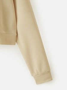 Sudadera con Capucha Completa Personalizada para Mujer, Talla Grande, Color Sólido de Alta Calidad, Sudadera Prémium para Mujer, 2025 - Product Image 3