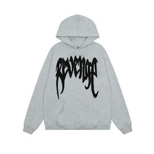 Sudadera con capucha unisex 100% de algodón suave y lisa con estampado personalizado y bordado para hombre, sudaderas con capucha y sudaderas para hombre - Product Image 1