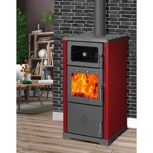 เตาผิง DK-25 Dorello Soba แบบใช้เชื้อเพลิงแข็งมีระบบทำความร้อนใต้พื้นและคุณสมบัติน้ำร้อน - Product Image 4