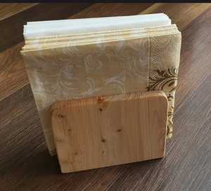 Porte-serviettes de table ClassicWood Bois de Sesham massif - Product Image 3