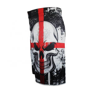 Pantalones cortos MMA de calidad superior 100% poliéster estilo ligero e informal sublimados con cintura elástica para un ajuste perfecto - Product Image 2