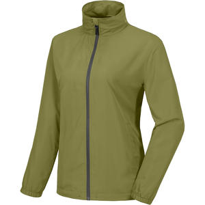Veste coupe-vent Softshell pour femme avec logo personnalisé coupe-vent respirant et réfléchissant OEM/ODM disponible caractéristique imperméable - Product Image 1