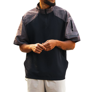 Chaqueta de Manga Corta con Estampado de Grafiti, Estilo Elegante, Servicio OEM, Producto Nuevo, Chaqueta de Béisbol para Hombre - Product Image 5