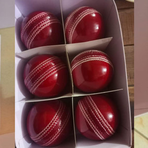 Pelotas de Críquet de Cuero de Alta Calidad 100% Nivel Internacional con Logotipo Personalizado Producto Personalizable Pelota Dura de Críquet - Product Image 5