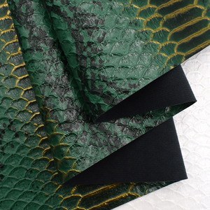 2024 New <strong>Python</strong> Dragon Pattern Pu Synthetic Leather Vinyl Fabric for Shoes Bags Luggages - Product Image 4