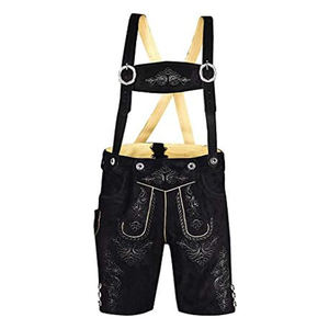 "Pantalones cortos bávaros de cintura media para hombre, ecológicos, duraderos, suaves, cómodos, personalizables, antiarrugas, colores brillantes sólidos" - Product Image 4