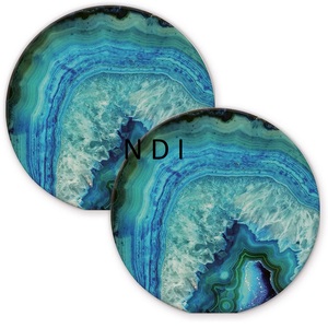 <b>Set</b> Of 2 Rounded Shape Most Popular Product <b>Marble</b> Coaster Tea Cup Pads or Matt For <b>Dinner</b> Party Tableware <b>Marble</b> Coaster - Product Image 1
