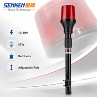 Luz Estroboscópica LED Trasera para Motocicleta Senken R65, Luz LED de Alta Calidad para Poste de Motocicleta, Luz de Advertencia de Emergencia para Motocicleta