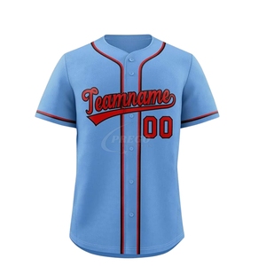 Camiseta de Béisbol Personalizada Unisex |   Poliéster 100% de Alta Calidad |   Ropa Deportiva Transpirable de Secado Rápido con Impresión de Logotipo Personalizado, Uniforme de Equipo - Product Image 2