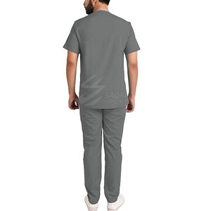 Hecho en el mejor material uniforme de fregado tamaño personalizado gran oferta uniforme de fregado último diseño de talla grande uniforme de fregado - Product Image 4