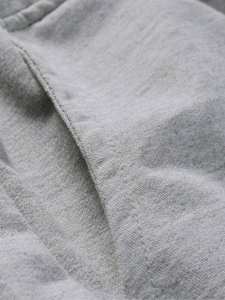 กางเกงสเวตเตอร์ผู้ชายทรงสลิมฟิตกางเกงวิ่งผ้าฟลีซสีเทาฟอกเอวยางยืดมีเชือกผูกปรับได้ - Product Image 4