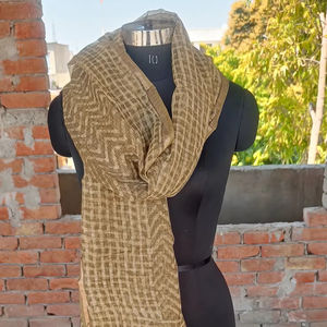 Venta al por mayor Kota Doria bloque impreso Dupatta precio asequible indio Dupatta estilo muy tradicional Dupatta - Product Image 1