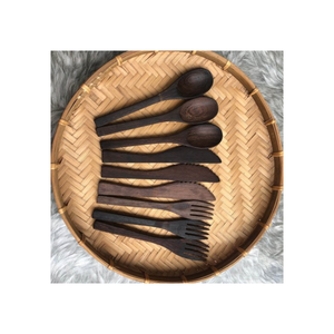 ช้อนไม้และเครื่องใช้บนโต๊ะอาหารไม้เครื่องกวนเป็นมิตรต่อสิ่งแวดล้อม - Product Image 2