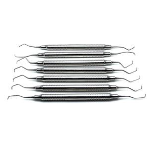 Ensemble de détartreurs à manche long creux Schwartz pour le nettoyage dentaire, pour usage clinique dentaire, avec logo personnalisé - Product Image 3