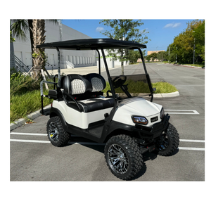 Compre carritos de golf asequibles a la venta disponibles en colores blanco y negro con múltiples opciones de asientos a precio barato - Product Image 4