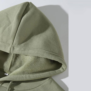 Derniers sweats à capuche surdimensionnés à épaules tombantes pour hommes, vêtements d'hiver à la mode fabriqués au Pakistan avec logo personnalisable - Product Image 3