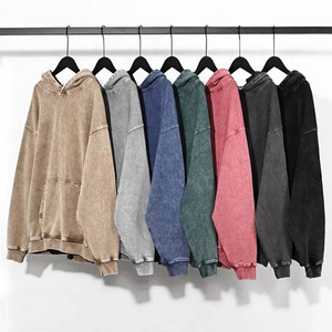 เสื้อมีฮู้ดสำหรับผู้ชายเสื้อมีฮู้ดผ้าเทอร์รี่แบบไม่มีเชือกผูกโลโก้ออกแบบได้ตามต้องการ - Product Image 1