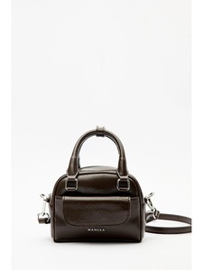 Sac Boston Mini Personnalisé avec Logo, Sac à Main Bandoulière en Cuir PU pour Femme, Marque Privée OEM ODM - Product Image 5
