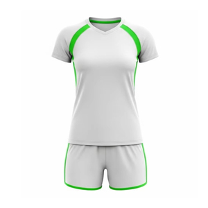 Ensemble d'uniformes de volley-ball de couleur blanche en gros, design personnalisé, impression numérique par sublimation, pour hommes - Product Image 1
