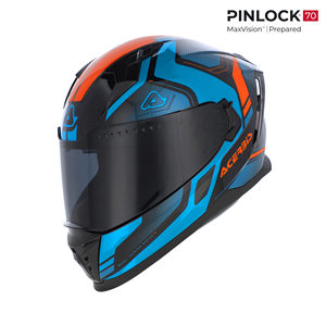 Casco Integrale Acerbis X-WAY con Design Grafico Moderno, Guscio in PC ABS, Taglia XL, Nuovo, Casco da Moto con Fodera in Schiuma - Product Image 1