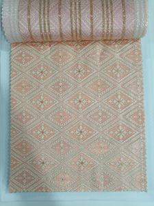 Wholesale 100% Polyester Fabric Roll for <b>Curtain</b> Manufacturing Wrinkle Resistant Durable Dyed Embroidered for Accessories - Product Image 2