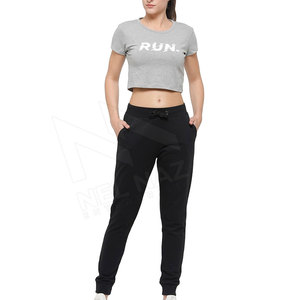 Diseñadores de manga corta Crop tops Camisetas Mujeres Transpirable Cropped Tees Camisetas 100% Algodón Mujer Camiseta Con Logo - Product Image 4