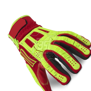 Guantes de lagarto de plataforma antiimpacto Guantes de trabajo de gas de aceite resistentes a cortes Protección para trabajadores de campos petroleros de construcción - Product Image 5