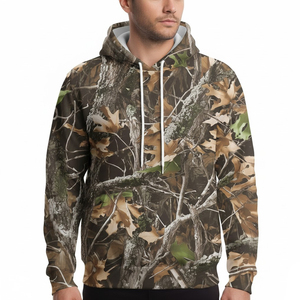 Nouveauté 2026 : Sweats à capuche camouflage pour la chasse, designs et tailles personnalisés, sweat à capuche de chasse pour homme en faible quantité minimale de commande - Product Image 1