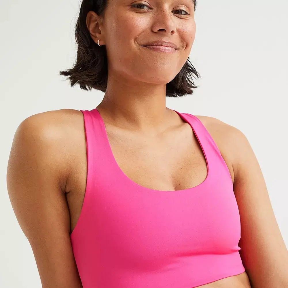 New Sells Spring Summer Solid Color Sports Bra Anti-shock Yoga Vest Fitness Bra Yoga Wear For Women
