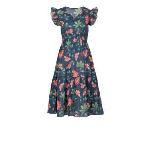 Robe midi style bohème pour femmes, en coton floral ajouré, respirante et décontractée, conçue sur mesure pour les journées de loisirs, tailles XS à 5XL - Product Image 4