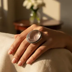 925 Silver <b>Mother</b> of Pearl <b>Ring</b> for Women Elegant Jewelry Gift for <b>Mother's</b> <b>Day</b> - Product Image 1