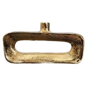 Florero artesanal de Metal, jarrones dorados y plateados de alta calidad, maceta moderna, estilo americano, accesorios de decoración del hogar para bodas - Product Image 4