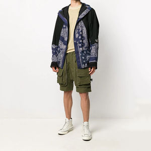 Nouveau design 2025 hommes 100% coton kaki deux côtés Cargo soufflets poches Shorts taille haute Cargo Shorts hommes shorts service oem - Product Image 2