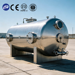 Serbatoio <span class=keywords><strong>di</strong></span> Stoccaggio Chimico in Acciaio Inox SS316L ad Alta Capacità 500L-20000L, Recipiente a Pressione per Liquidi Acidi e Alcalini - Product Image 1
