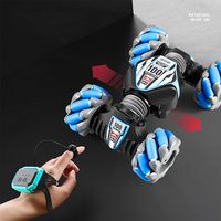 Voitures Rc Voiture 4Wd Radio Control Stunt Voiture Geste Induction Torsion Véhicule Lumière Musique Dérive Jouet Haute Vitesse Escalade Rc