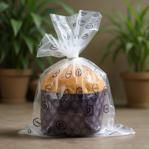 Sacs en plastique transparents en CPP avec impression offset et marquage à chaud pour utilisation en supermarché - Product Image 3