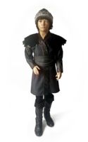 Disfraz Tradicional de Ertugrul Gazi Hecho a Mano en Algodón y Cuero, Color Negro, para Niños, Unisex, Cosplay, Período Histórico, Soldado Otomano