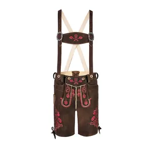 Top xếp hạng bavarian lederhosen 2024 Hot Bán hợp Lý Đức lederhosen sắp tới oktoberfest tùy chỉnh thêu lederhosen