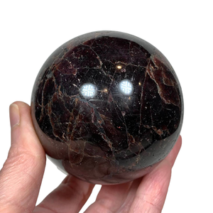 Chất Lượng Cao Đánh Bóng Màu Đỏ Garnet Chữa Bệnh Hình Cầu Tinh Thể Tự Nhiên Phong Thủy Phong Cách Trang Trí Nội Thất Bán Buôn Bóng Thiết Kế Nội Thất - Product Image 1