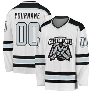 Camiseta de fútbol de club de nueva temporada de alta calidad, ropa deportiva, de Hockey Jersey, nombre de equipo personalizado, número, conjuntos de Hockey sobre hielo cosidos para Unisex - Product Image 1